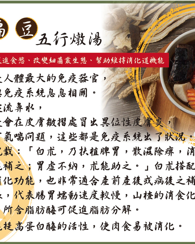 五行燉湯冷凍包<青春期/上班族/孕前/更年/長青族> (5種各1包+再自選1包/共6包入)